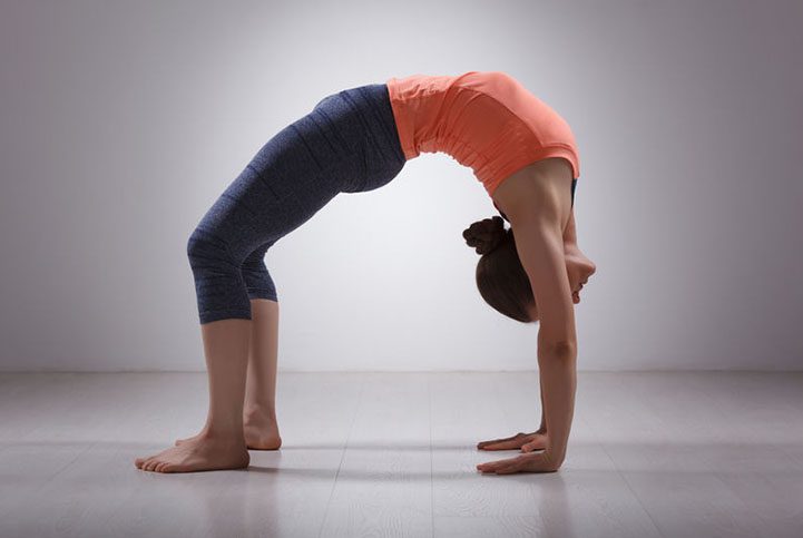A lady do Yoga Posture