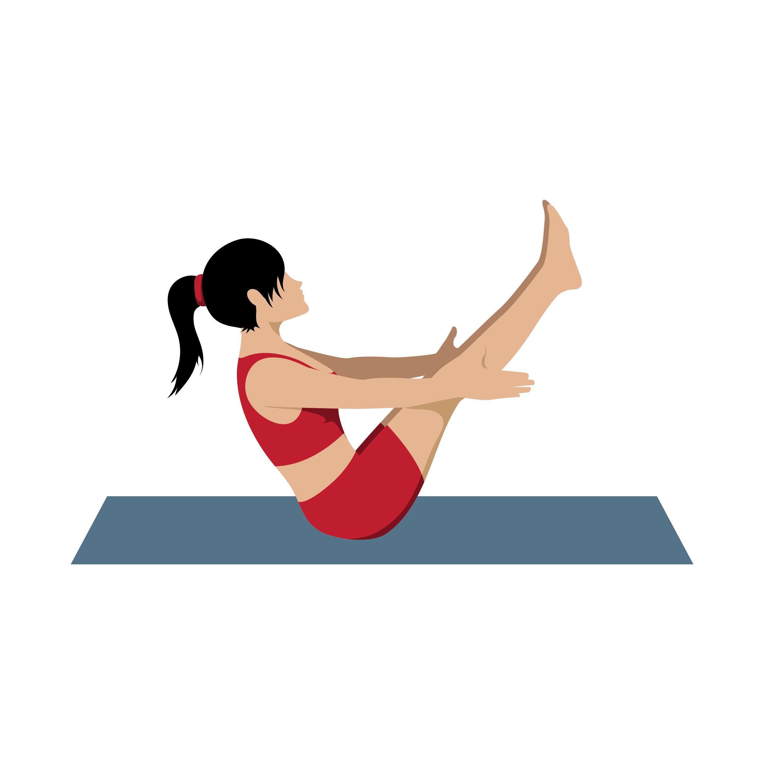 Naukasana yoga Postures