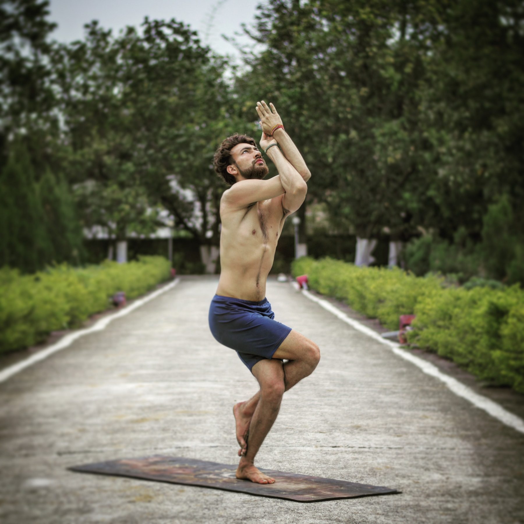 Garudasana yoga postures