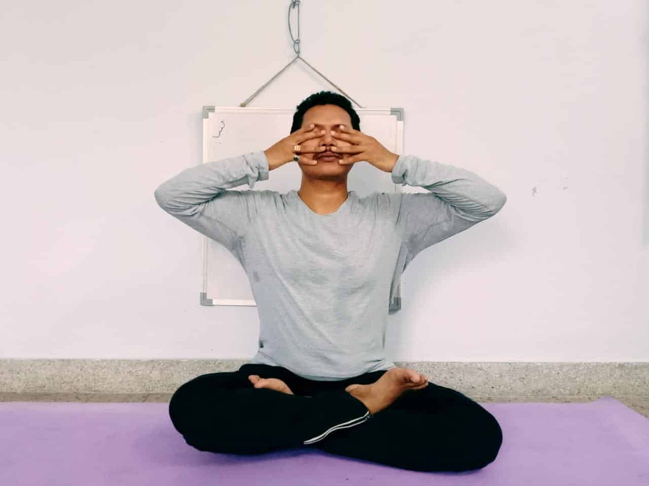 Tummeecom  Learn Bumble Bee Breath Bhramari Pranayam at  httpswwwtummeecomyogaposesbhramaripranayama The vibrations created  with this form of breathing helps in relaxing the entire body Visit  httpswwwtummeecom to view 3000 yoga poses and
