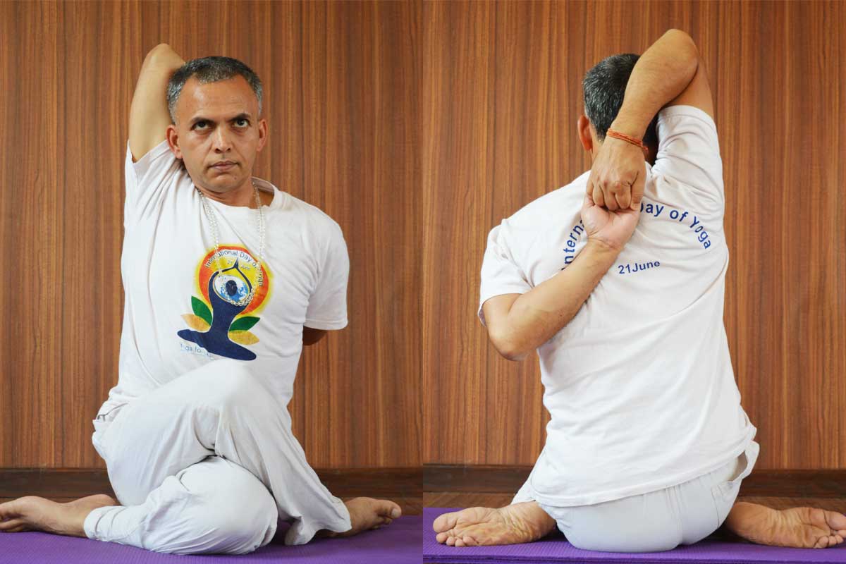 Gomukhasana postures