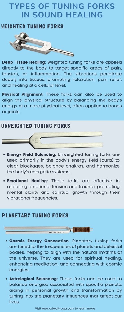 types of tuning forks