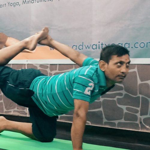 Manoj Kumar Jha Adwait Yoga School Teacher
