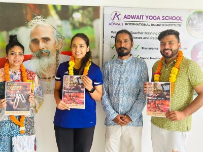 sound healing training rishikesh book offering ceremony